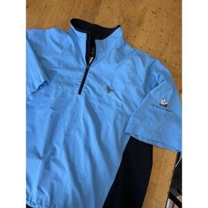 Sleepy Hollow Country Club• Zero Restriction Golf 1/4 Zip• Men's Large• Blue
